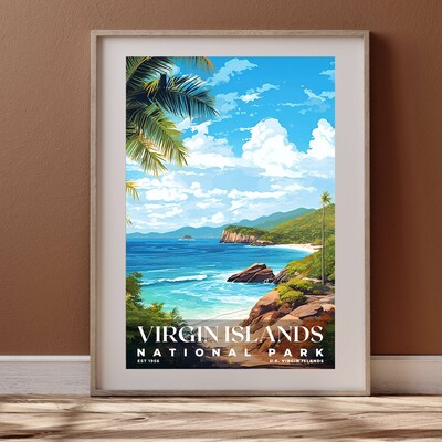 Virgin Islands National Park Poster, Travel Art, Office Poster, Home Decor | S6 - image4